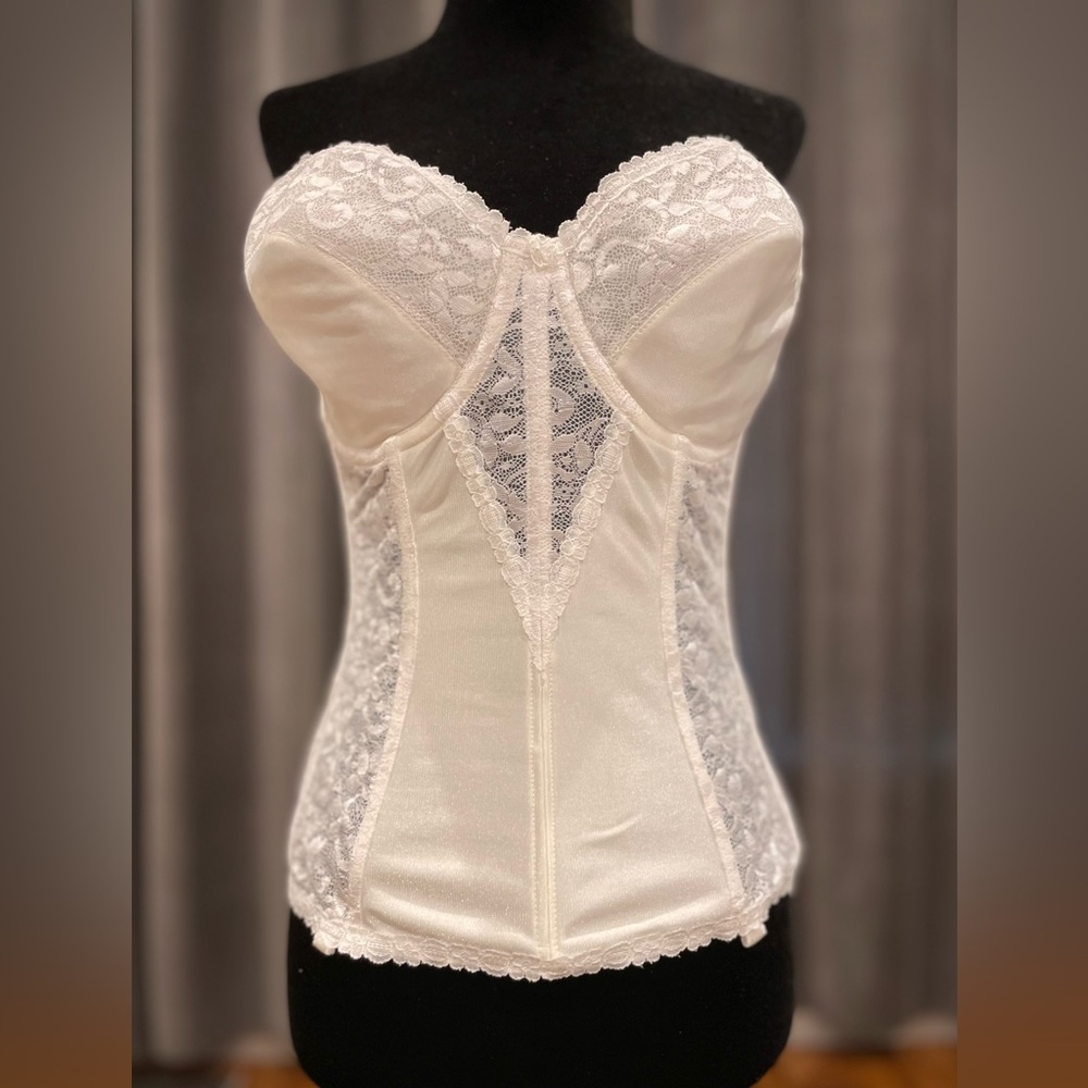 Vintage 36D Carnival strapless bustier